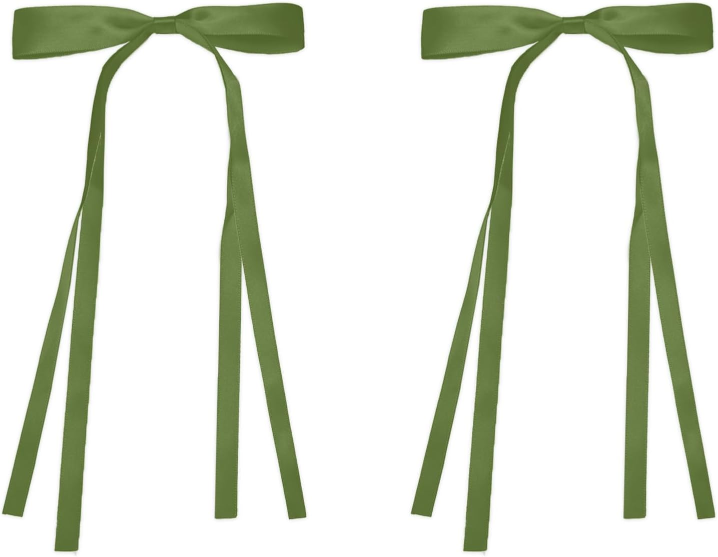 Hair Bows for Women,Hair Ribbon Bows for Women,Red Bow for Hair,Coquette Bows,Long Hair Bows,Ribbon for Hair Bows,Red Hair Clips,Hair Accessories Hair Bows for Festival Party Halloween Christmas 2Pcs