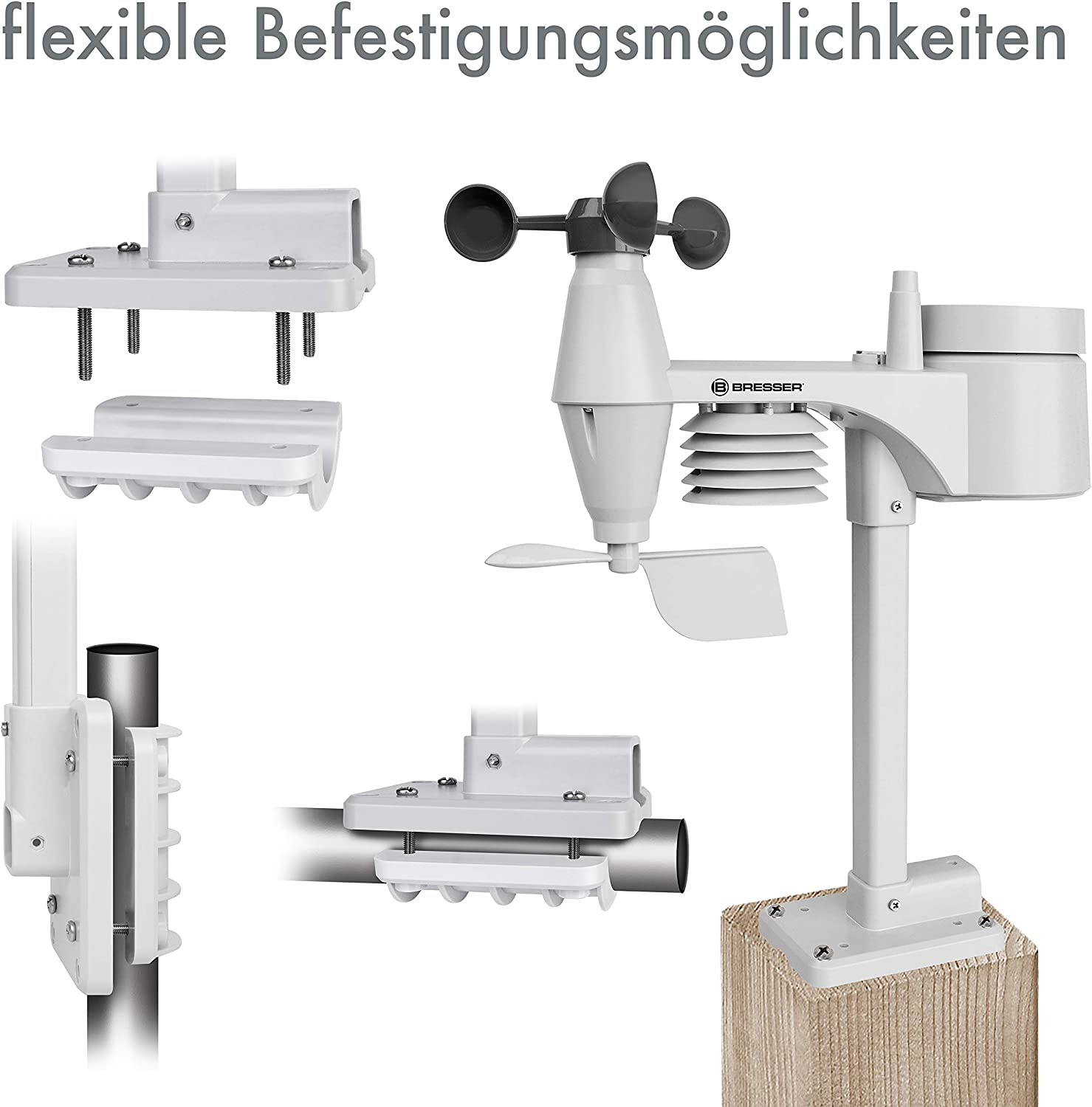 Explore Scientific Weather Station 5 in 1 Wifi Advanced Professional Weather Station, (WSX1001) image number 6