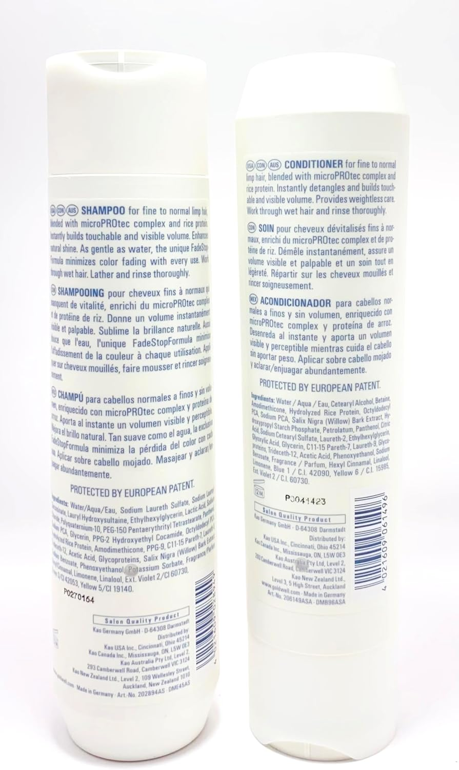 Ultra Volume Bodifying Shampoo 300 Ml and Conditioner 300 Ml Set