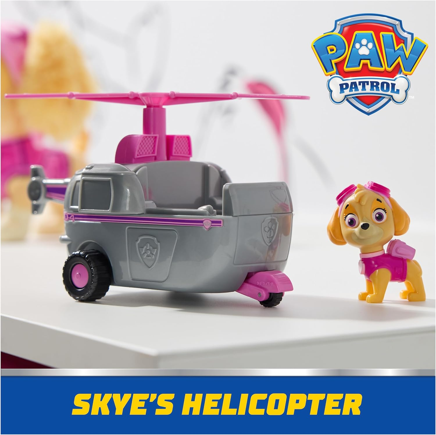 PAW Patrol, Skye&rsquo;S Helicopter, Toy Vehicle with Collectible Action Figure, Sustainably Minded Kids Toys for Boys & Girls Ages 3 and Up image number 3