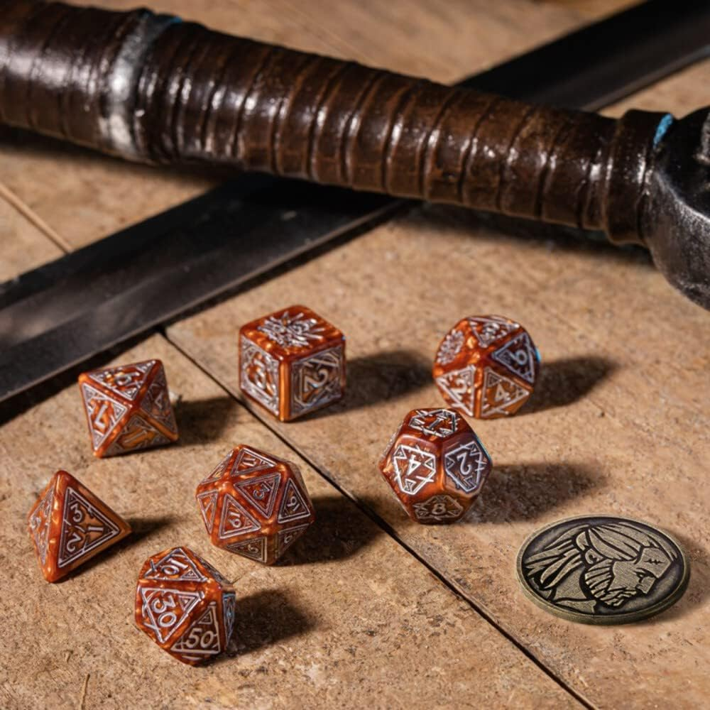 Q-Workshop Witcher Dice Set. Geralt - Q-Workshop Monster Slayer, Mixed, E3U image number 2