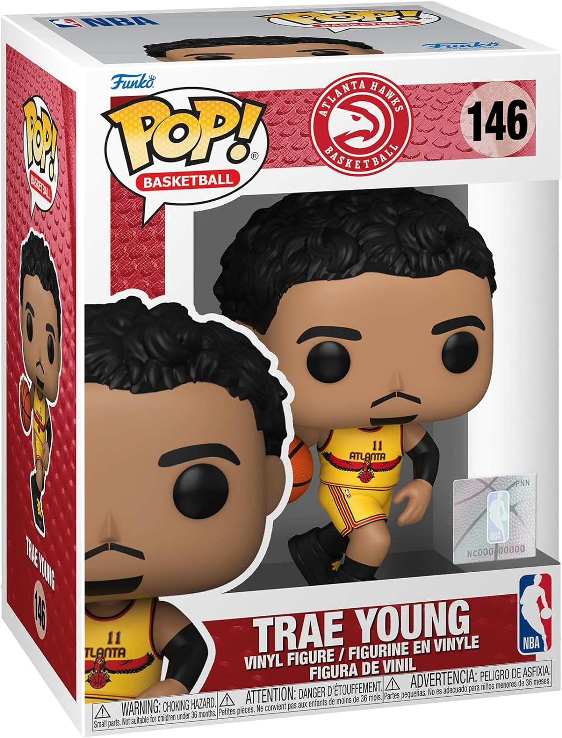 Funko Pop! NBA: Hawks - Trae Young Vinyl Figure, 10 Cm Height image number 5