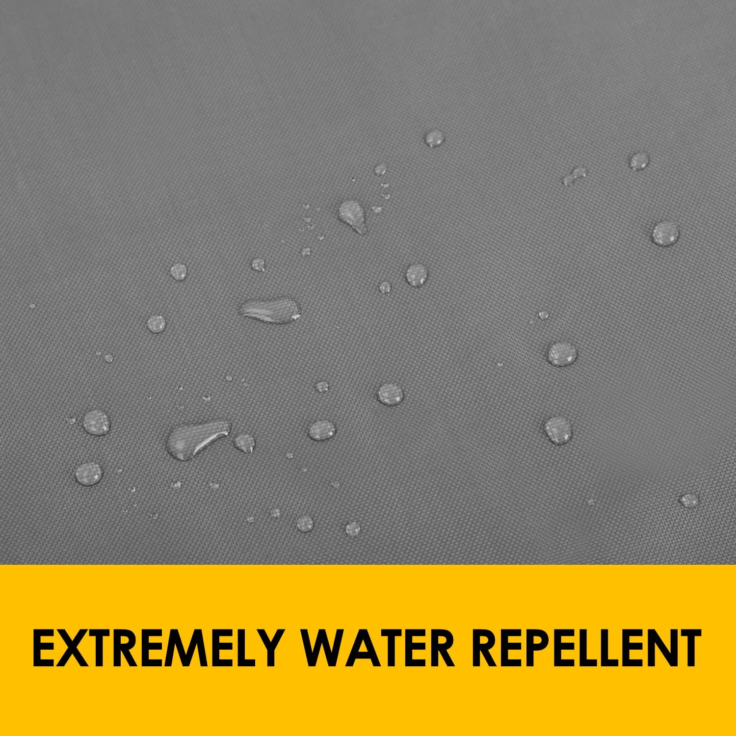 KOZYARD Outdoor Patio Furniture Cover 180 X 140 X 75Cm Rectangular Table Chair Cover 420D Oxford Fabrics Waterproof UV Resistance Lounge Deep Seat All Weather Protection Garden Chairs Cover (Grey) image number 1