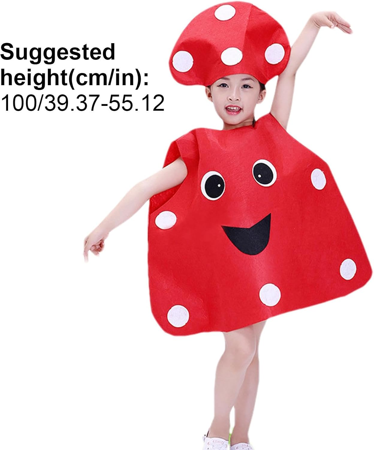 Kids Cosplay Outfit,Fruit Vegetable Design Halloween Dress up Outfit | Children'S Day Performance Costume, Creative Dance Outfit for Halloween, Theme, Stage Performance image number 6