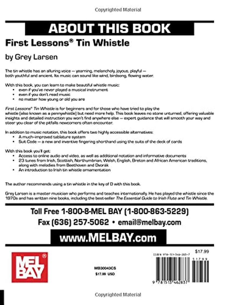 First Lessons Tin Whistle image number 1