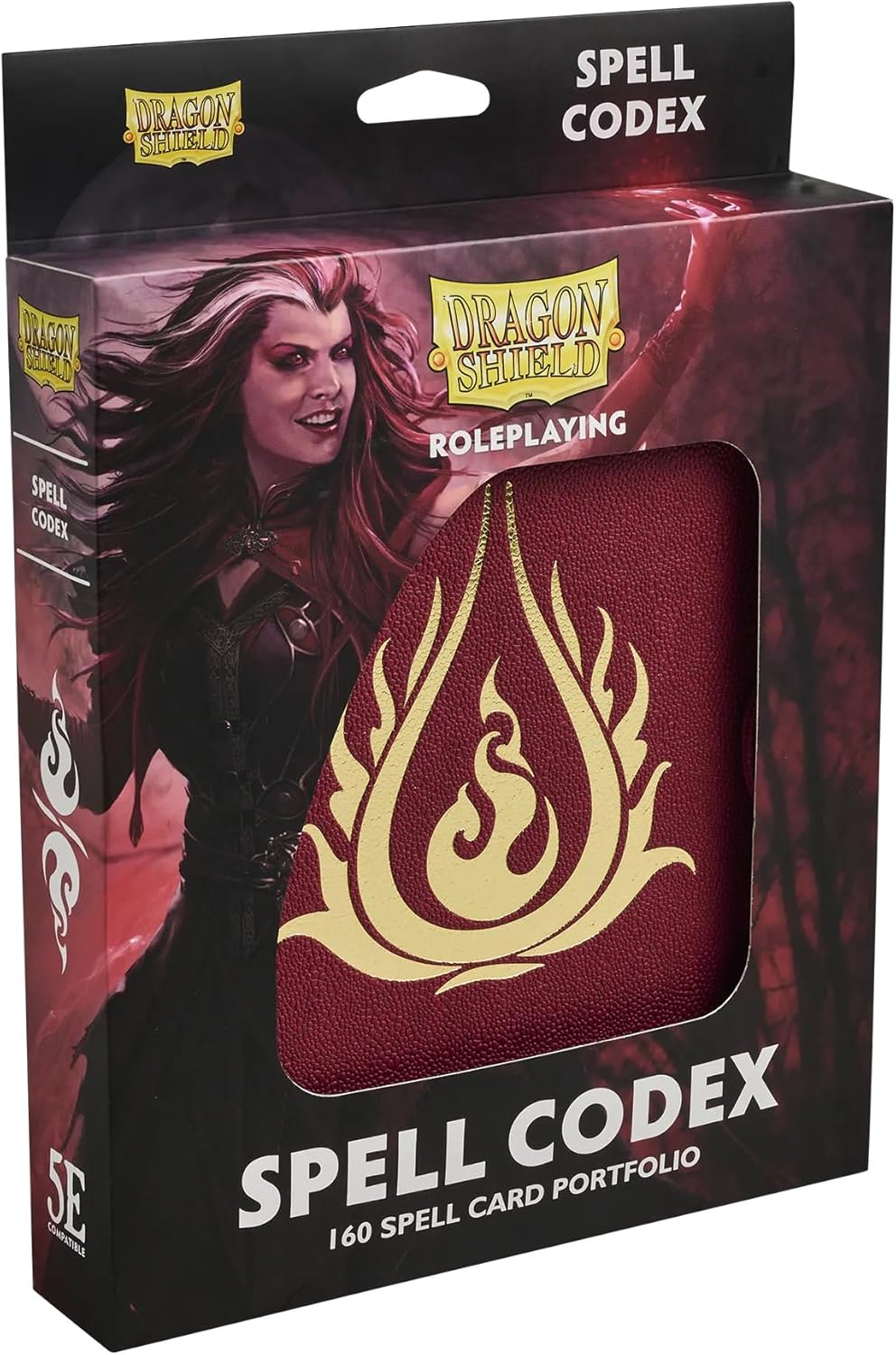 Arcane Tinmen Dragon Shield Roleplaying Spell Codex, Blood Red image number 4