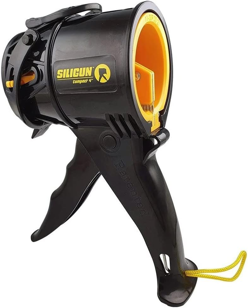 Siligun Compact Dripless Caulking Gun, 4-Inch Size image number 2