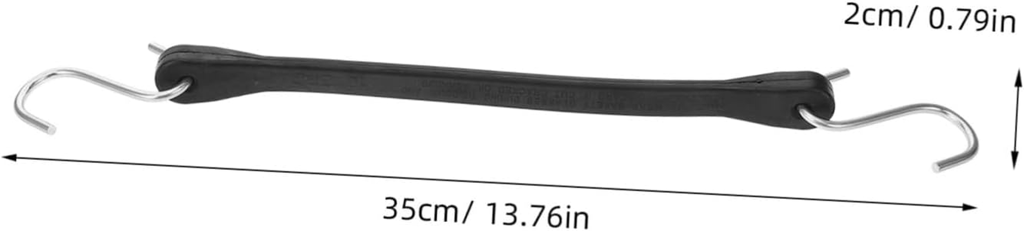 Veemoon 10Pcs Rubber Straps Elastic Band Luggage Fixing Belt Suitcase Hook Straps Luggage Supplies image number 2