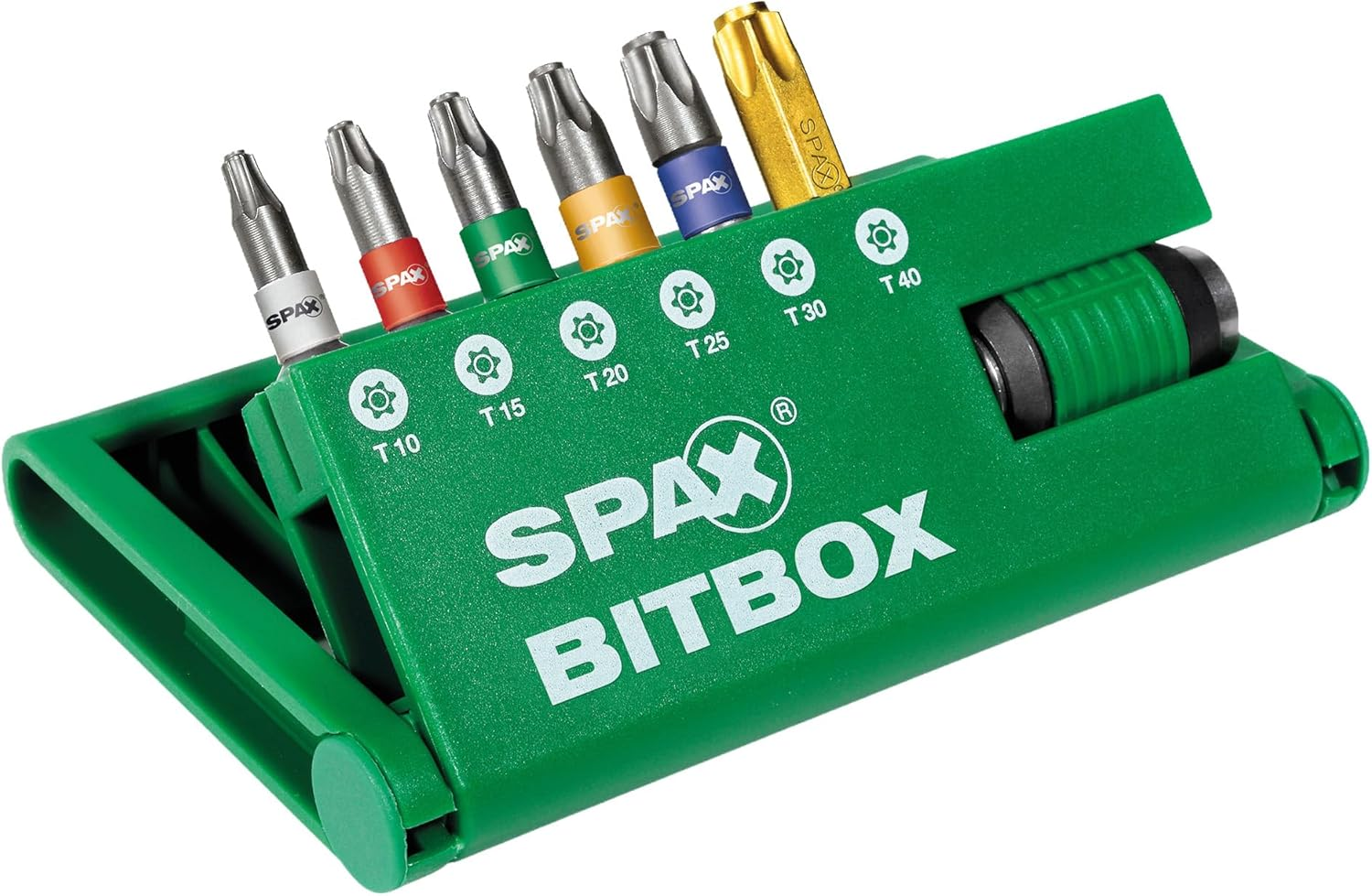 SPAX BITBOX T-STAR plus Screwdriver Bit Set - 6 Bits: T10, T15, T20, T25, T30, T40 with Quick-Change Bit Holder - 4000007899019 image number 5