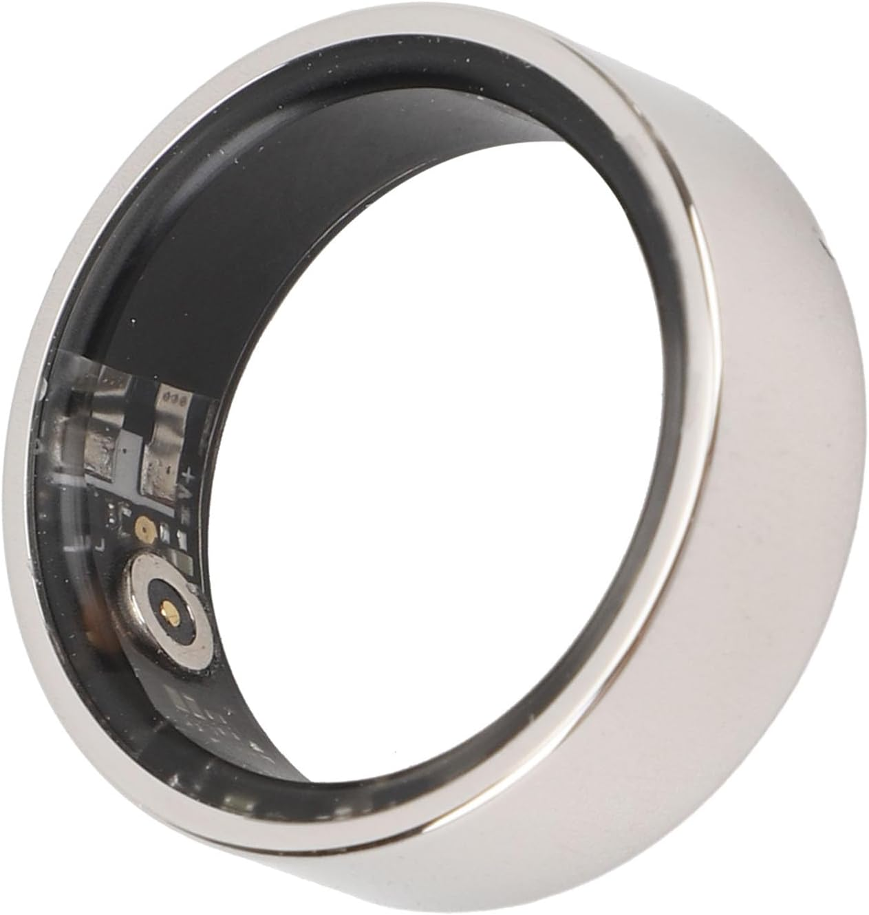 Smart Ring Health Tracker, Sports Multiple Sports Modes Rechargeable IP68 Waterproof Smart Ring with APP for Android and Ios (Silver #17) image number 2