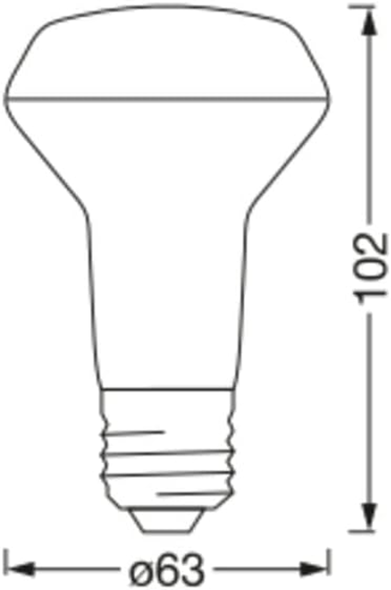 LEDVANCE Smart LED R63 Spotlight Bulb with Wifi Technology, E27 Socket, Light Colour Changeable (2700-6500K), Replacement for Conventional 60W Reflector Bulbs, Controllable with Alexa, Google & App image number 5