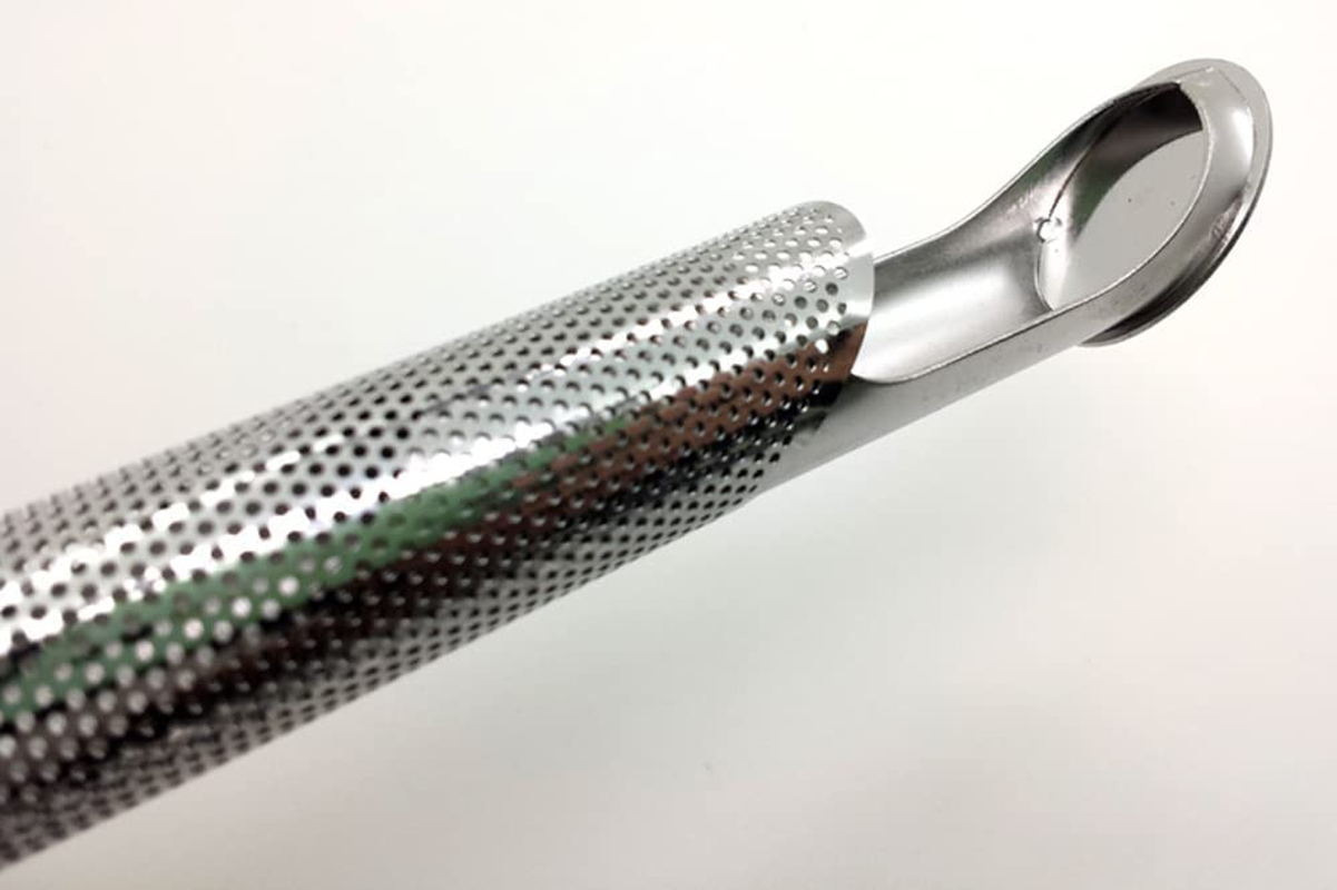 Tongke Stainless Steel Tea Strainer Tea Infuses, Long-Handle Tea Filter Stick, Pipe Tea Strainer for Loose Tea, Rose, Spices image number 5