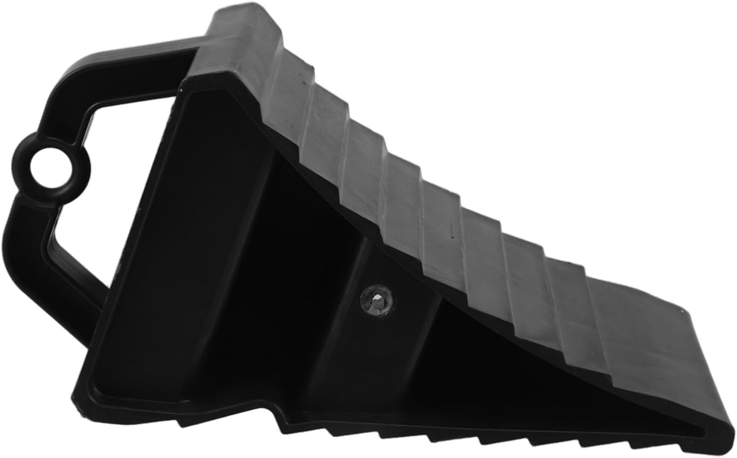 BUGUUYO Portable Slip Plastic Wheel Chocks for Trucks Durable Tire Stoppers with Handle Lightweight Parking Blocks for Slopes Rv Wheel Stabilizers Secure Vehicle Parking Aid image number 3