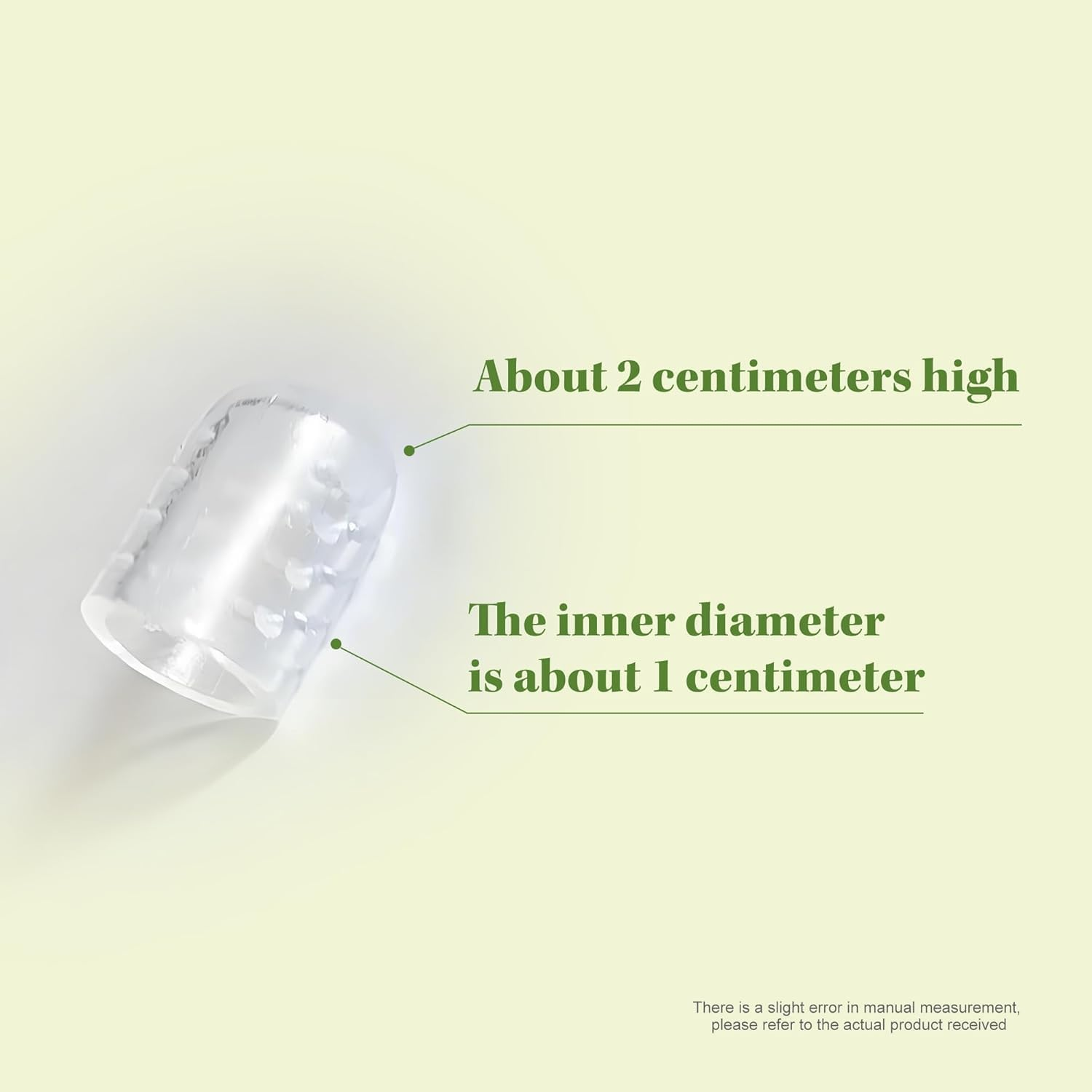 50 Pcs Silicone Toe Protectors Women, Gel Anti-Friction Toe Protector Breathable, Soft Clear Little Toe Protectors Women, Toe Sleeves for Corns, Blisters and Pain Relief (White) image number 3