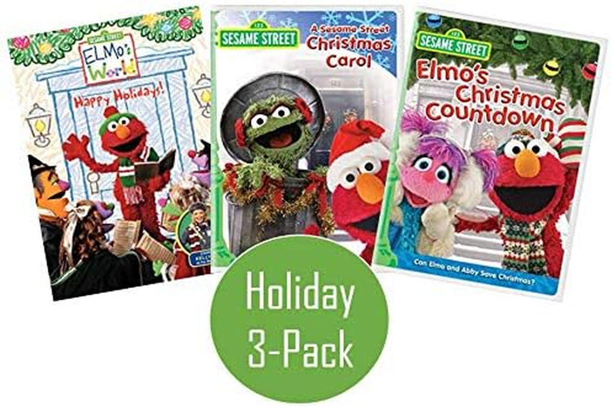Ultimate Sesame Street Holiday 3-Pack DVD Collection: Elmo'S World: Happy Holidays! / a Sesame Street Christmas Carol / Elmo'S Christmas Carol