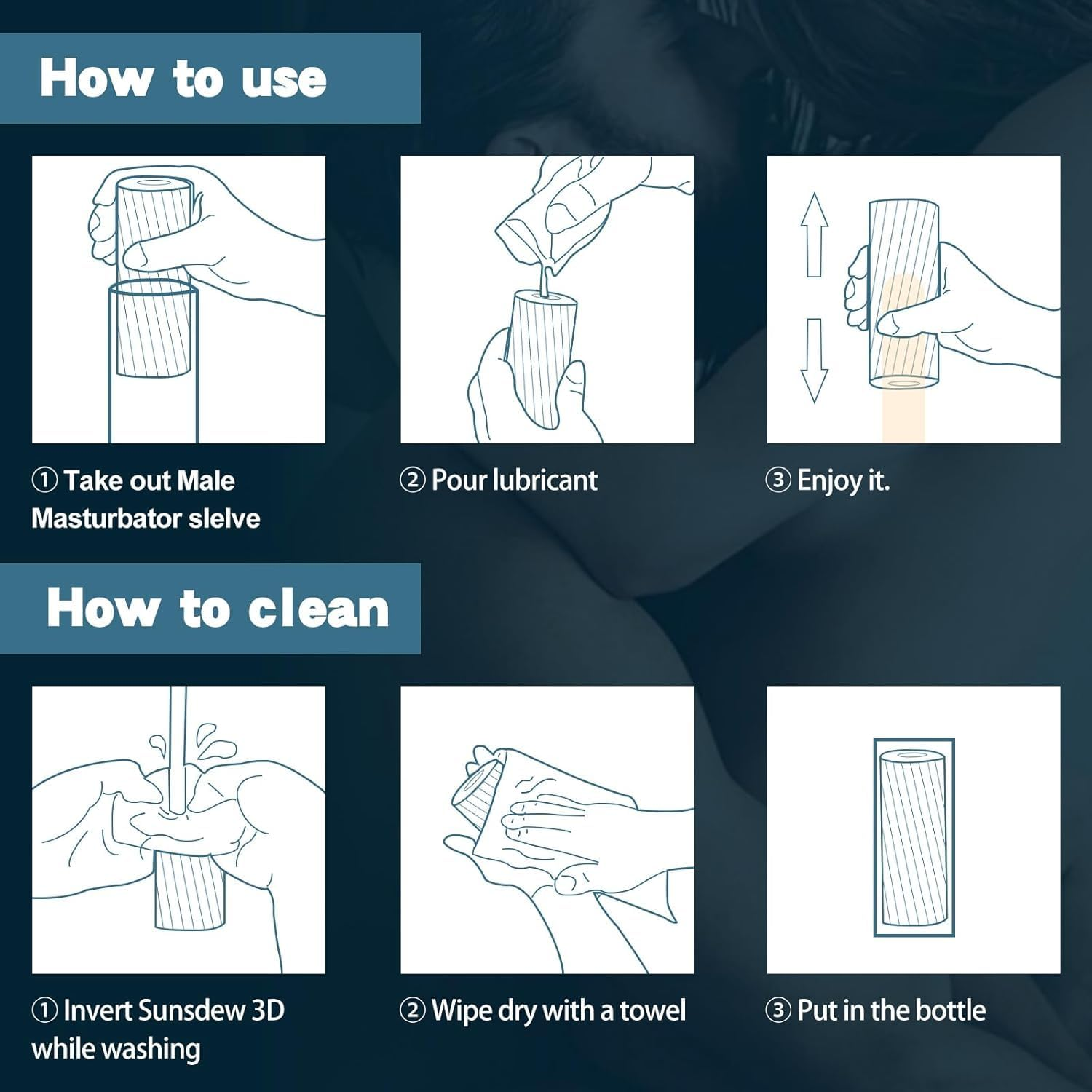 Male Masturbator Sex Toys for Men, Adult Sex Toy Pocket Pussy, TPE Male Masturbation Sleeve, Penis Training for Men,3D Realistic Texture Spiral Tunnel Couple Sex Toy & Game image number 3