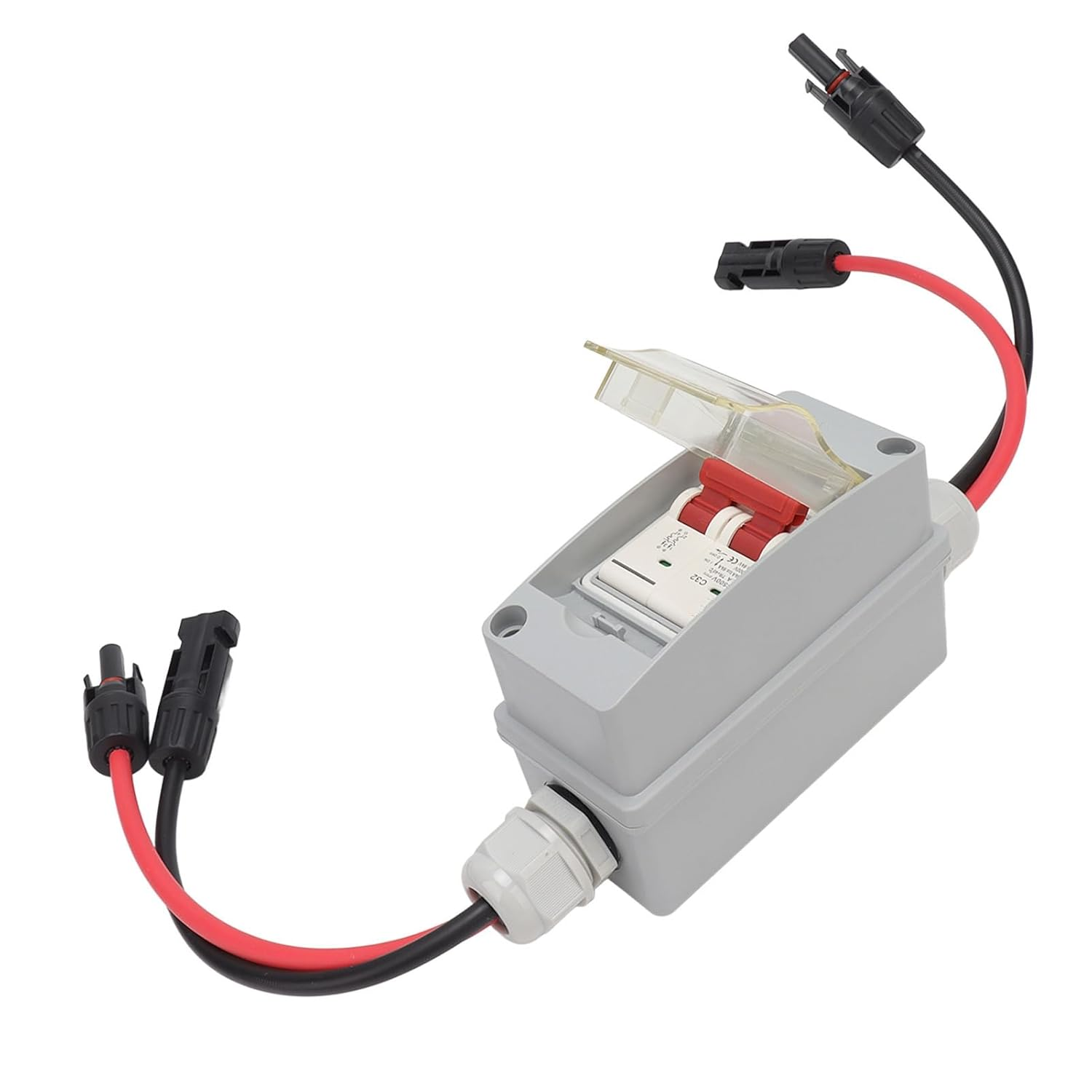 MCB 2P DC 500V 32A Performance Switch with IP65 Water Seal (With Cable and PV Connector) image number 6