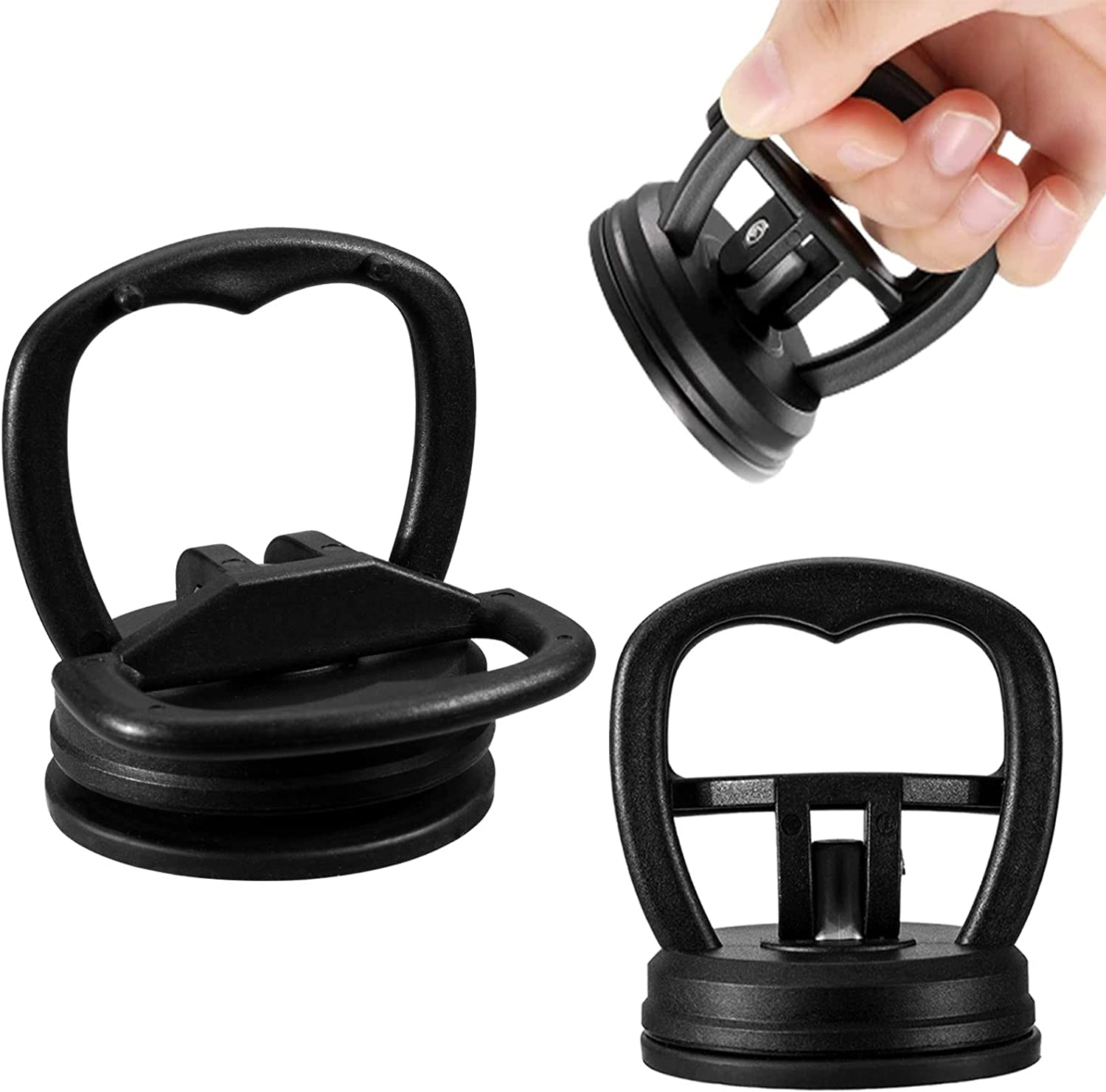 Car Dent Puller, Suction Capacity over 50LBS Car Dent Repair Removal Tools, 2.15" Suction Cup Puller for Window Handle, Mirror, Objects Moving, Pack of 2 image number 4