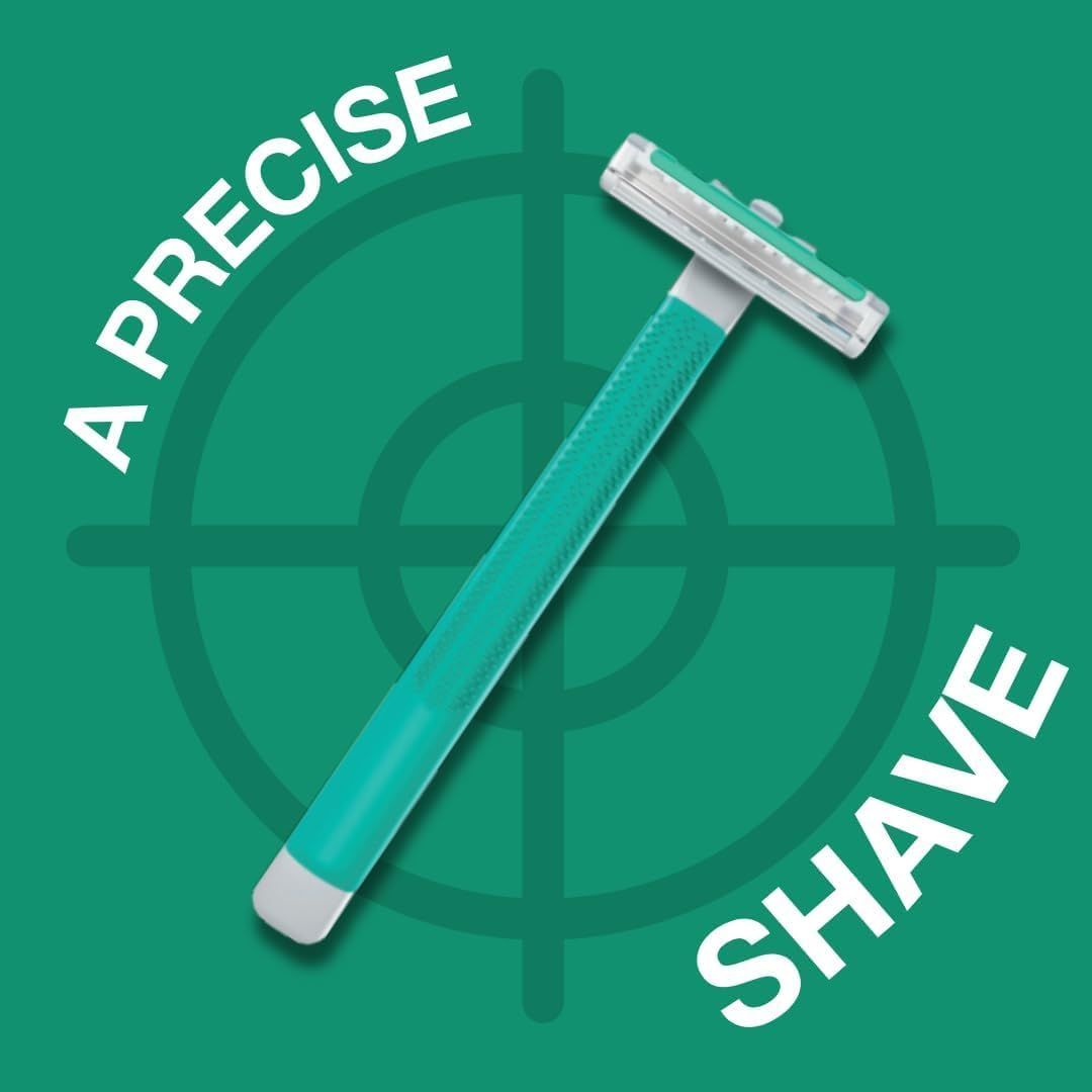 Schick - Exacta 2 for Men| Disposable Sensitive Razors | 18 Pack | Vitamin E | Push Clean | 2 Blade Precision | Non-Slip Rubber Grip image number 1