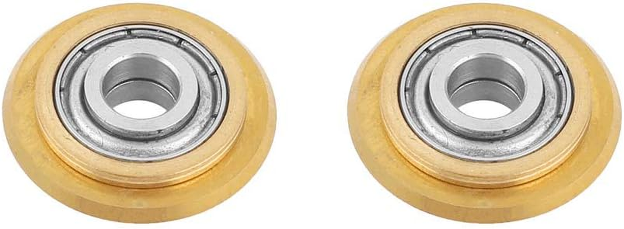 XMHF Titanium Coating Tungsten Carbide Tile/Glass Cutter Wheel Replacement 2Pcs image number 1