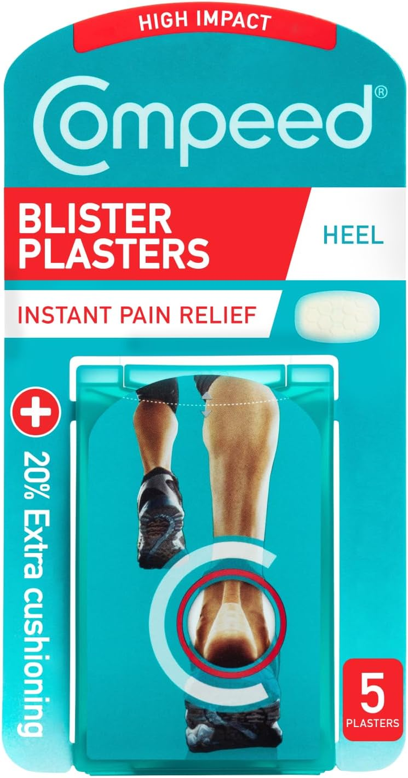 Compeed Medium Size Blister Plasters, 5 Hydrocolloid Plasters, Foot Treatment, Fast Pain Relieve, Dimensions: 4.2Cm X 6.8Cm image number 6