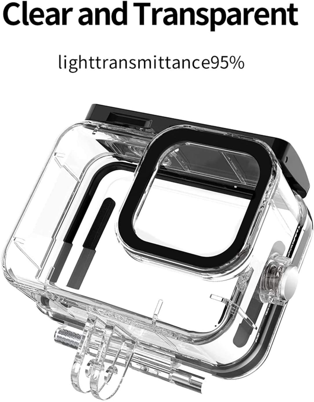 TELESIN Waterproof Case Accessories Kit for Go Pro Hero 12 11 10 9 Black Underwater Diving Cover,With Waterproof Housing Case 3 Red Filters 6PCS Anti-Fog Insert Diving Accessory image number 2