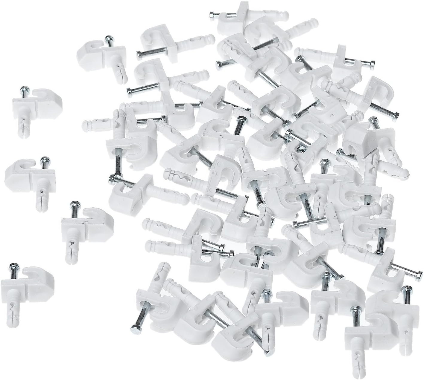 Closetmaid 1770 Drywall Wall Clips, White, 1-Pack (48 Pieces)