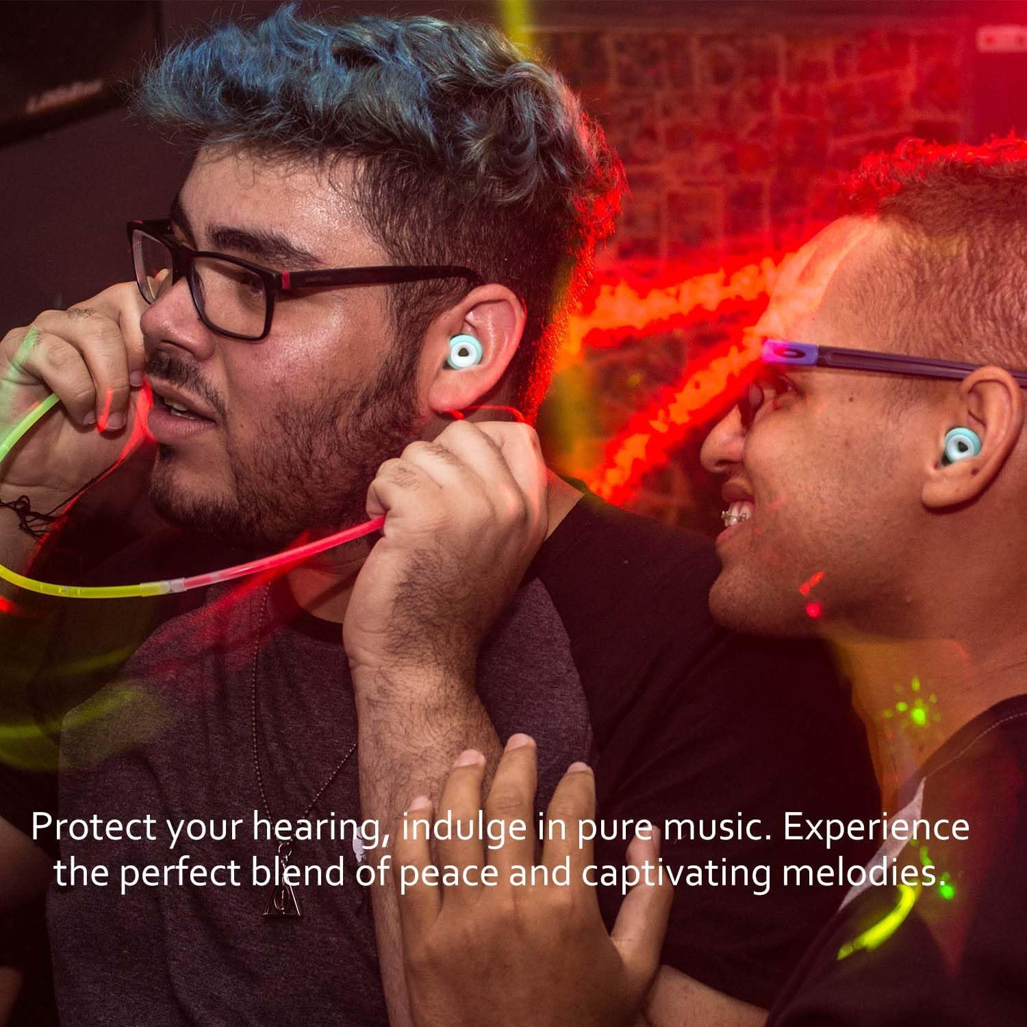 Ritmoment Ear Plugs for Sleeping - Super Soft Sleep Ear Plugs, Noise Reduction for Snoring, Concerts, Motorcycles, Airplanes, Travels, Musician Hearing Protection, Reusable Noise Cancelling Earplugs image number 5