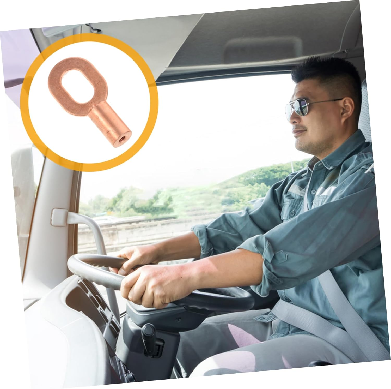 GLEAVI 5Pcs Aluminum Nail Pull Ring Dent Pulling Washer Automotive Metal Repair Tools Dent Puller for Car Body Repair Kit image number 5