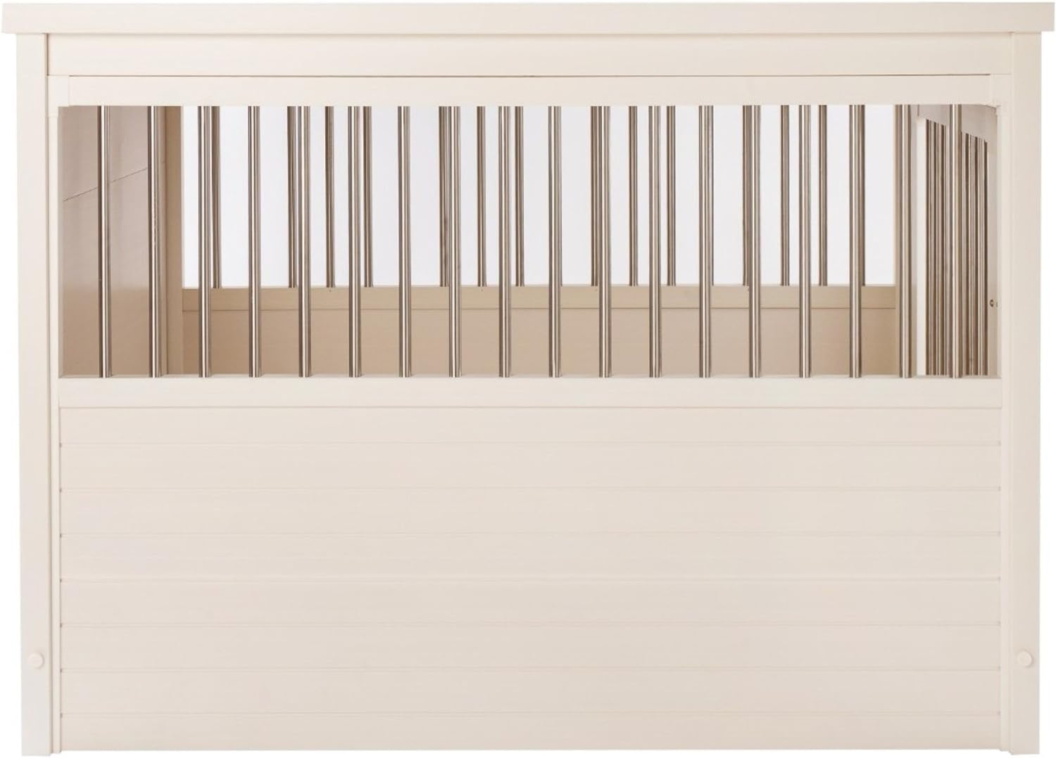 New Age Pet Ecoflex Pet Crate/End Table, Medium, Antique White image number 1