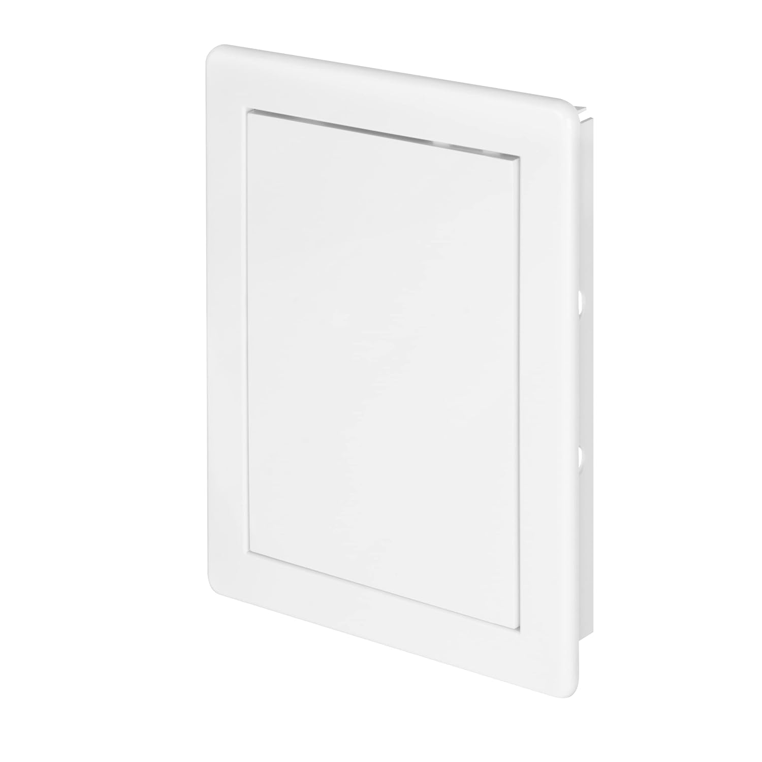 Awenta Plastic Access Flap Door 150 X 200 Mm - White Cover Plate for Opening Flap - Box Door Lock - Door Bolt - Concealed Hinge - Removable Door - Paintable Smooth Finish image number 5
