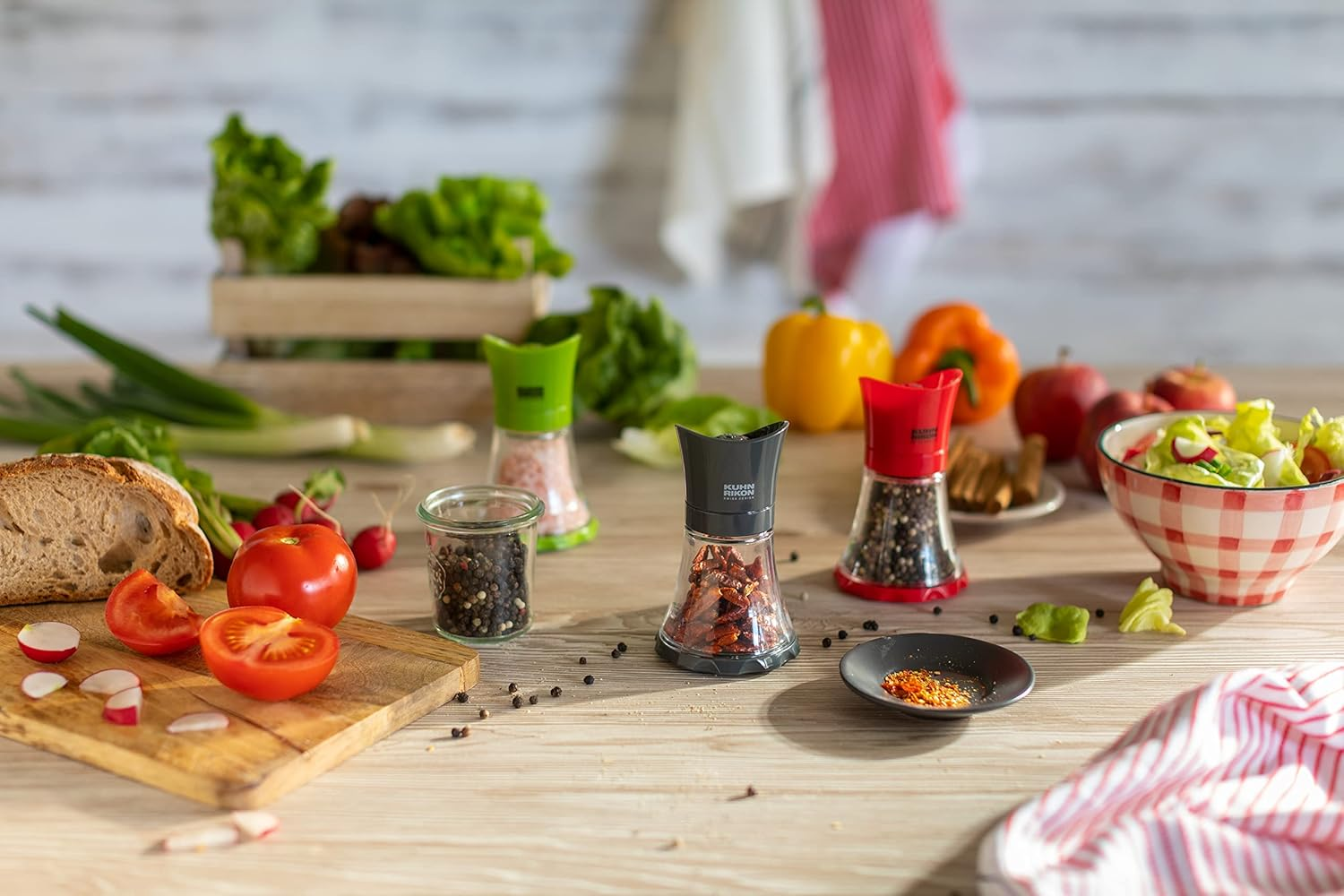 KUHN RIKON Mini Vase Grinder, Grey, Plastic,12 X 12 X 8 Cm