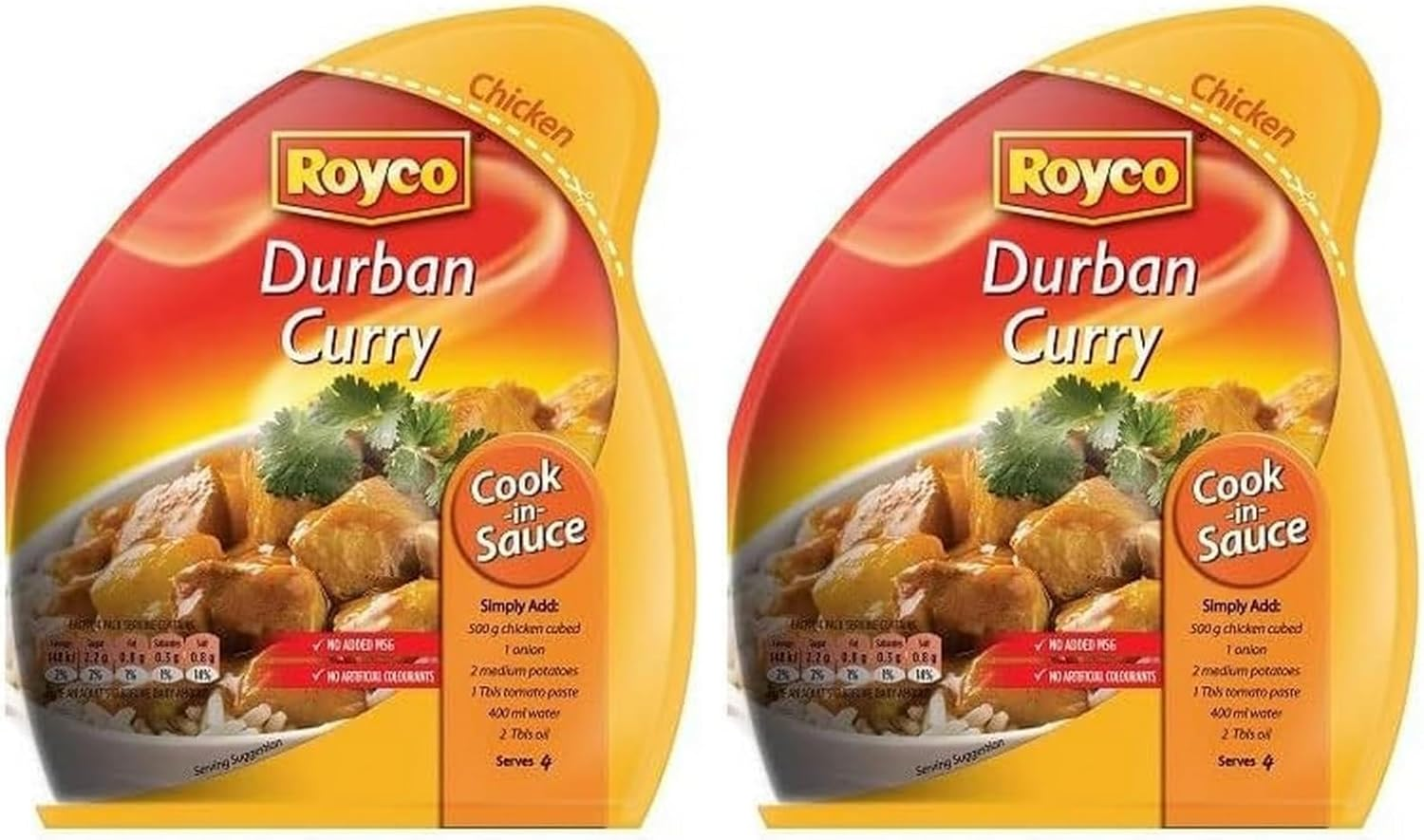 Royco Durban Curry Dry Cook in Sauce 38 G