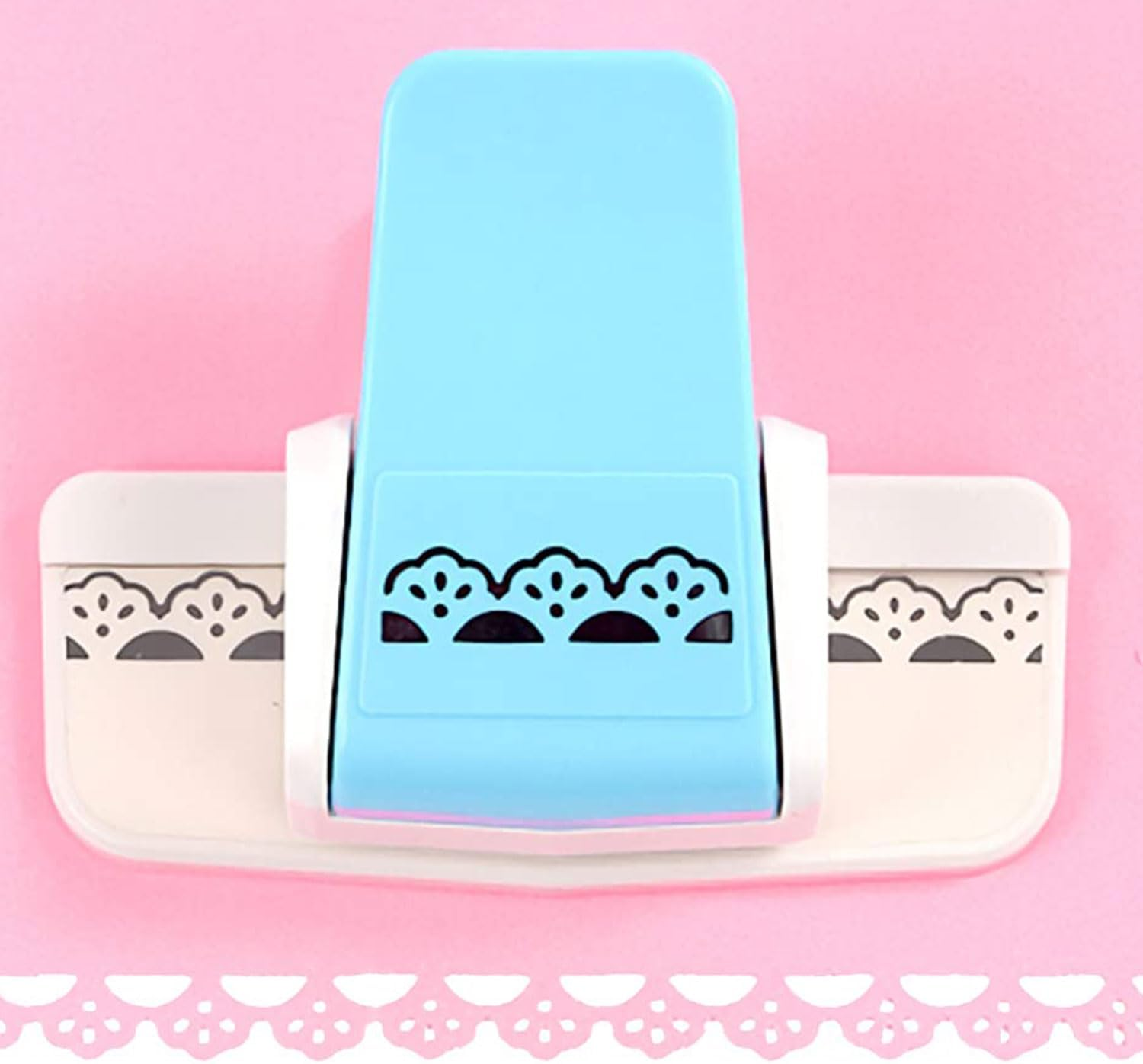 Circle Hole & Fancy Border Paper Puncher | for DIY Crafts, Scrapbooking, Cards & Christmas Party Decor image number 4