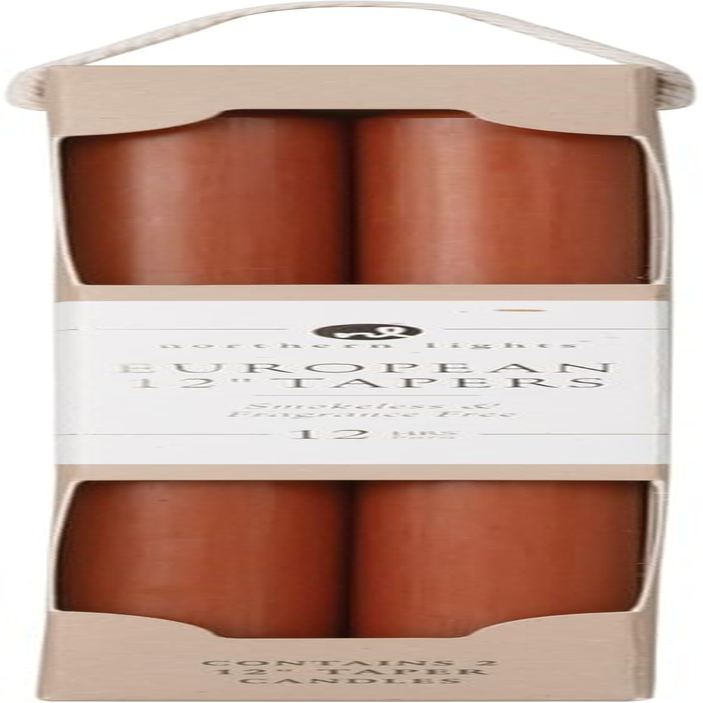 Northern Lights Candles - 12" 2PK Premium Tapers, Soft Pink - 72882 image number 4