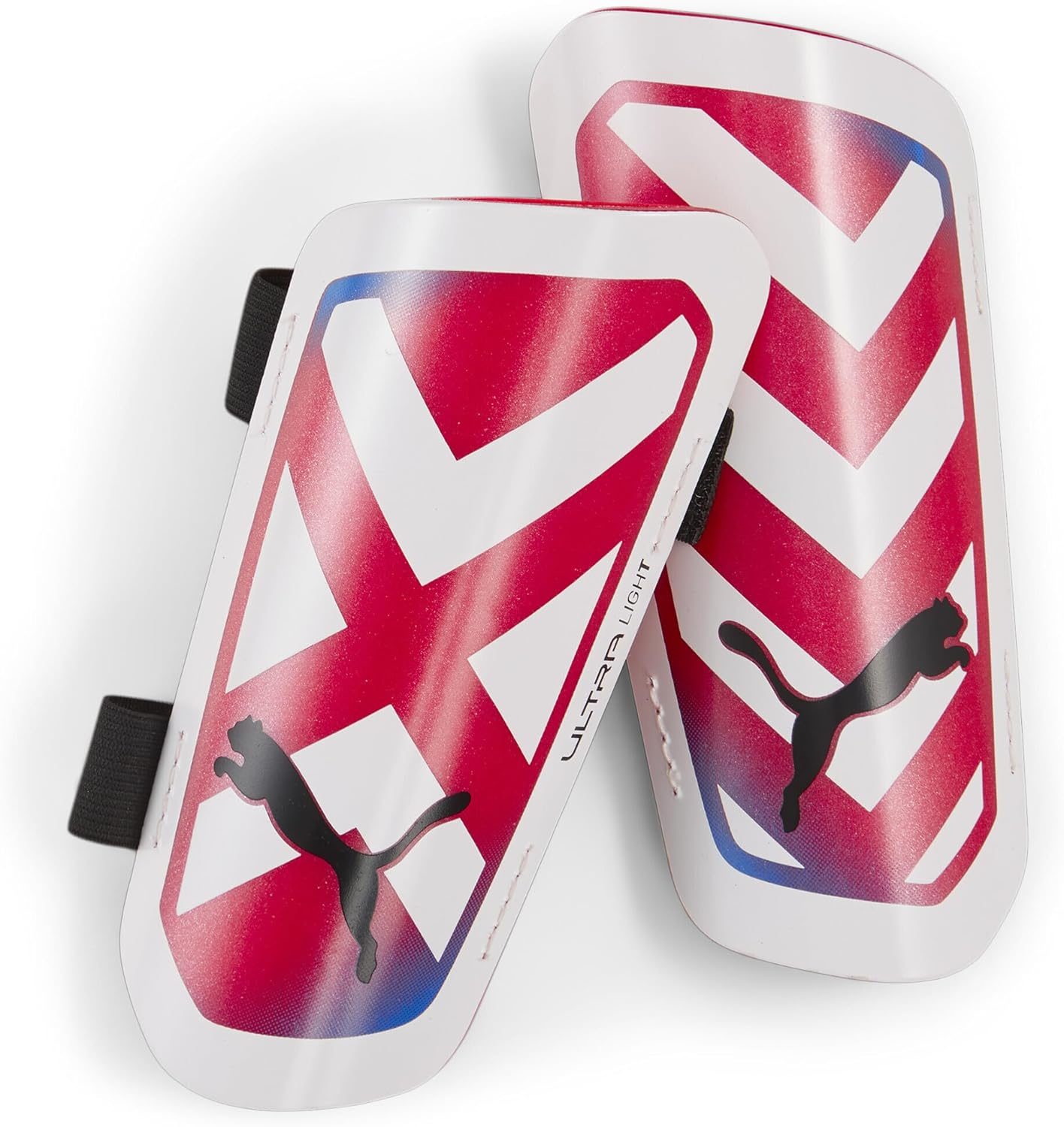 PUMA Ultra Strap Shin Pads, Adult, Unisex, Fizzy Light Parisian Night (Multicoloured)