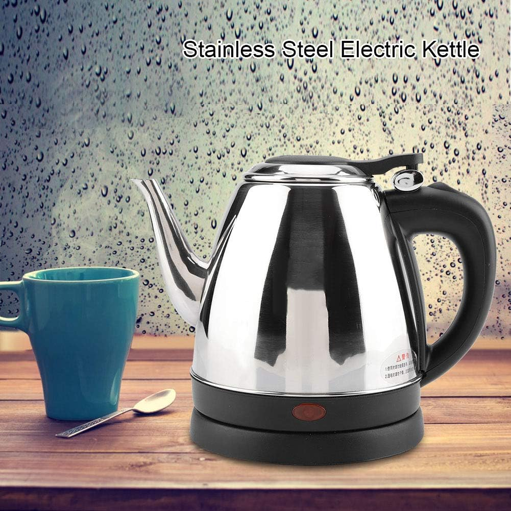 1.2L Electric Kettle Stainless Steel Fast Boil Auto Shut-Off and Boil-Dry image number 5