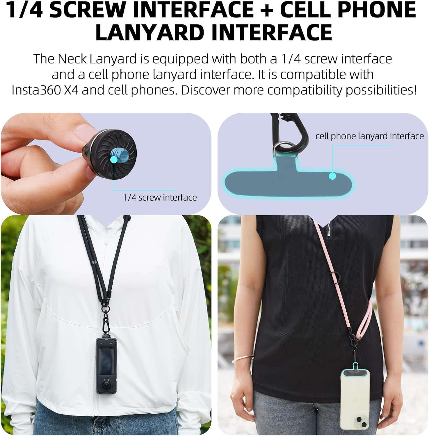 Flymile Pocket 3 Silicone Cover & Neck Lanyard, Protective Sleeve Case Lens Protector Scratch-Resistant Adjustable Easy Carry Crossbody Strap for DJI OSMO Pocket 3 Creator Combo Accessories(Yellow) image number 4