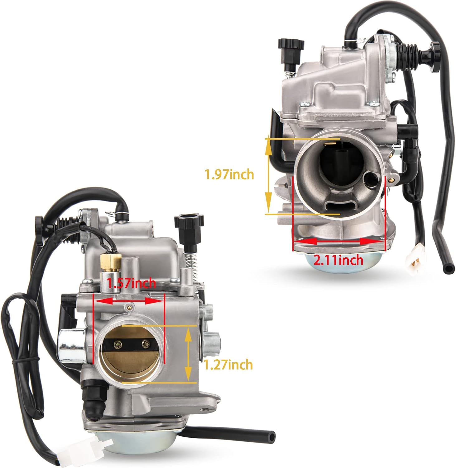 TRX350 Carburetor for Honda Rancher 350 TRX350 350ES 350FE 350FMTE 350TM 2000-2006 Carb image number 3