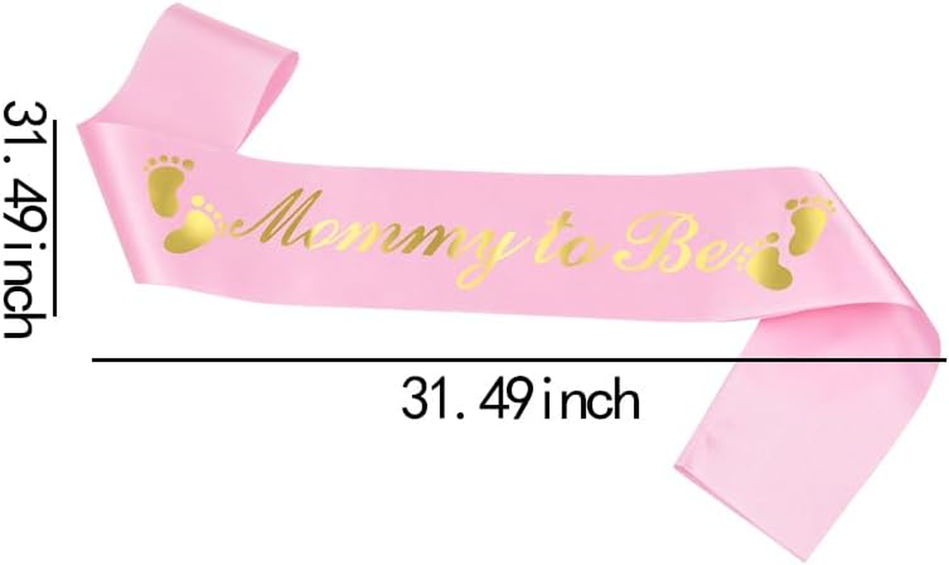 Daddy Mommy to Be Sash for Baby Shower Party Sashes New Mom Dad Gifts Gender Reveal Newborn Party Favors Pregnancy Announcement Sash for New Mother Father 2Pcs image number 4