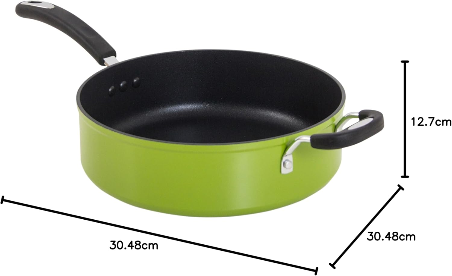 Ozeri the Green Earth All-In-One Sauce Pan By, with Ceramic Non-Stick Coating from Germany (100% PFOA & APEO Free) image number 3