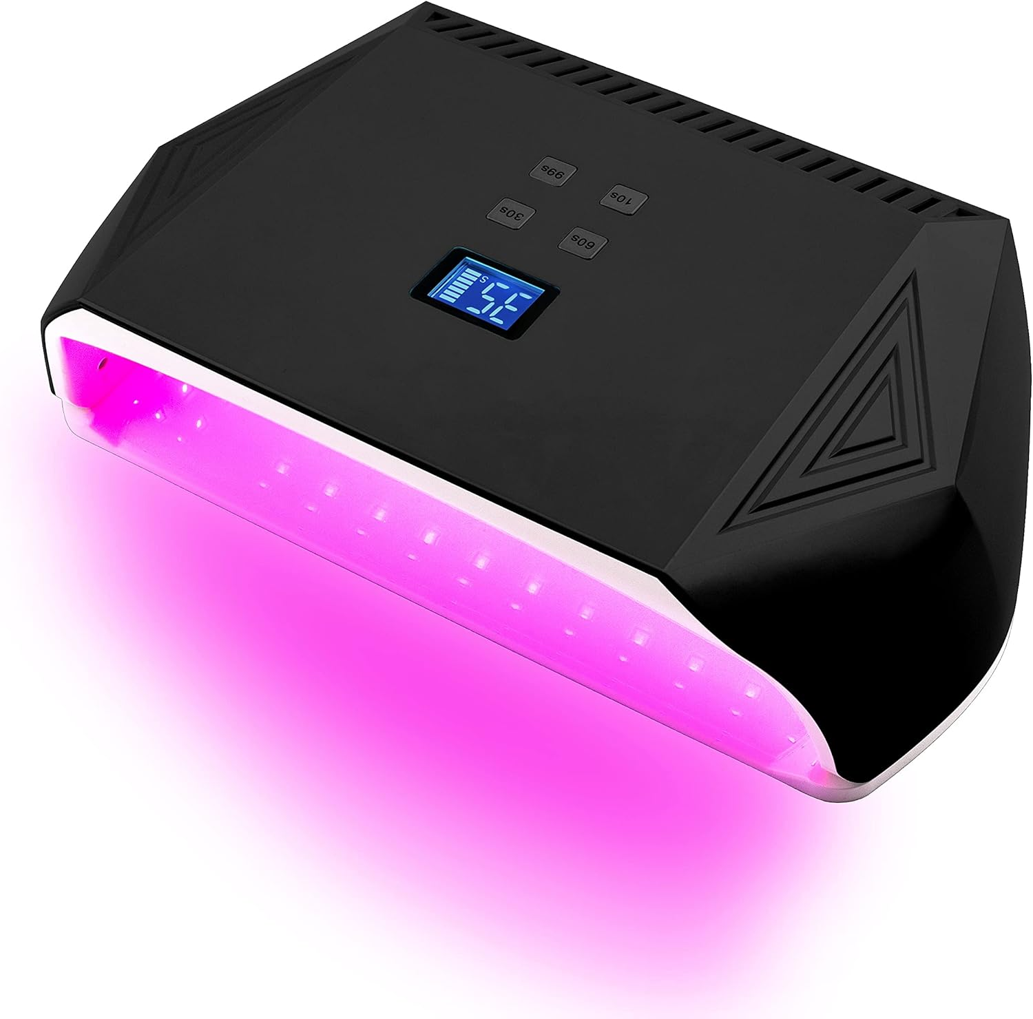 Nail Dryer Uv Led Nail Lamptwo Hands Nail Polish Curing Red Light Gel Polish Dryer Cordless Manicure Machine Rechargeable Fast Nail Dryer Nail Lamp image number 1