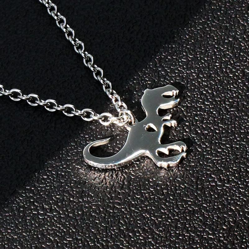 Dinosaur Gifts Necklaces for Boys Dinosaur Necklace for Women Girls Boys Christmas Birthday Gifts for Son Daughter BFF Friends Mom Dad Aunt Uncle image number 5