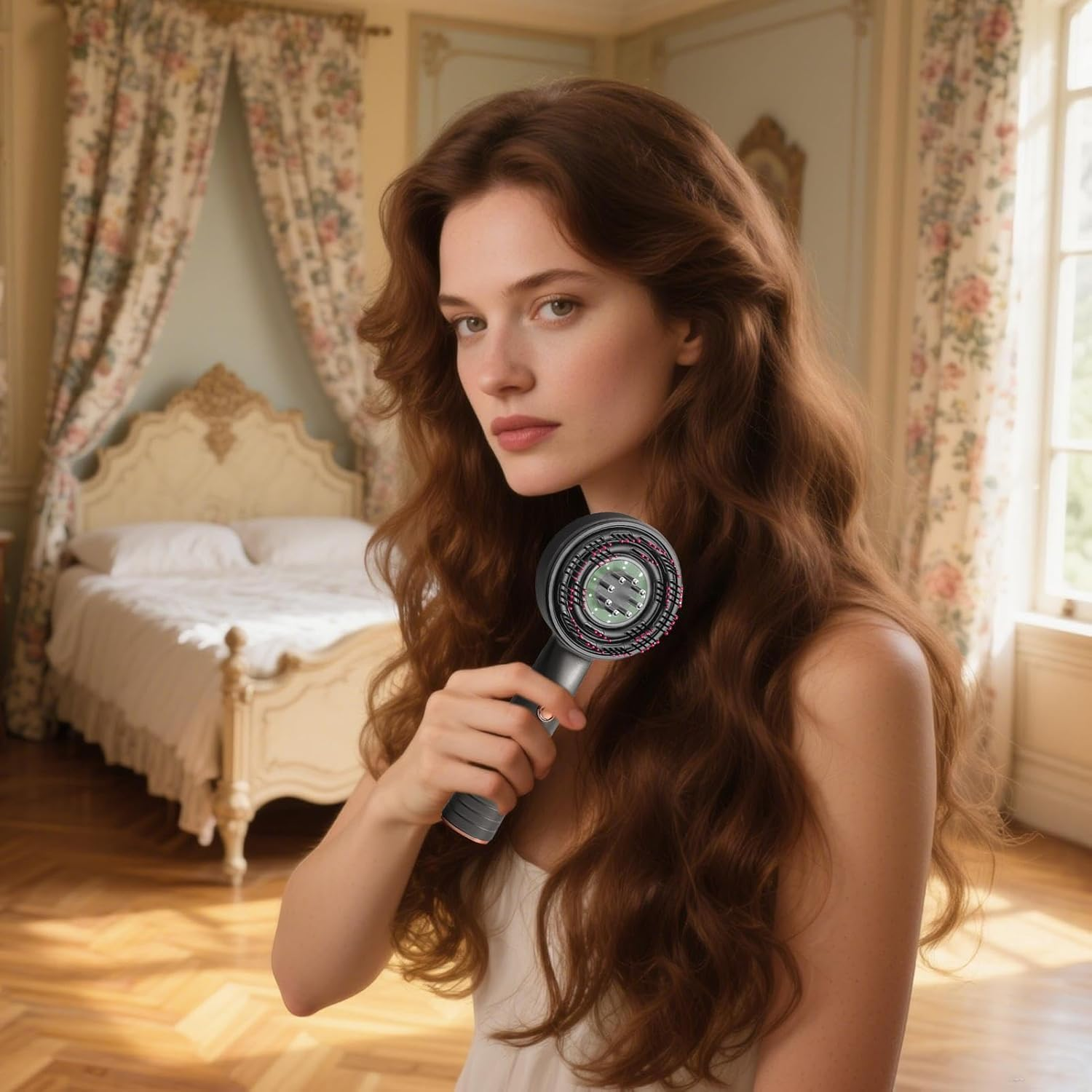 JIEBWCHA Scalp Massager Hair Growth,Scalp Massager for Hair Growth | Waterproof Vibrating Brush Comb Head for Personal Care Regrowth Men Women Home Travel image number 3