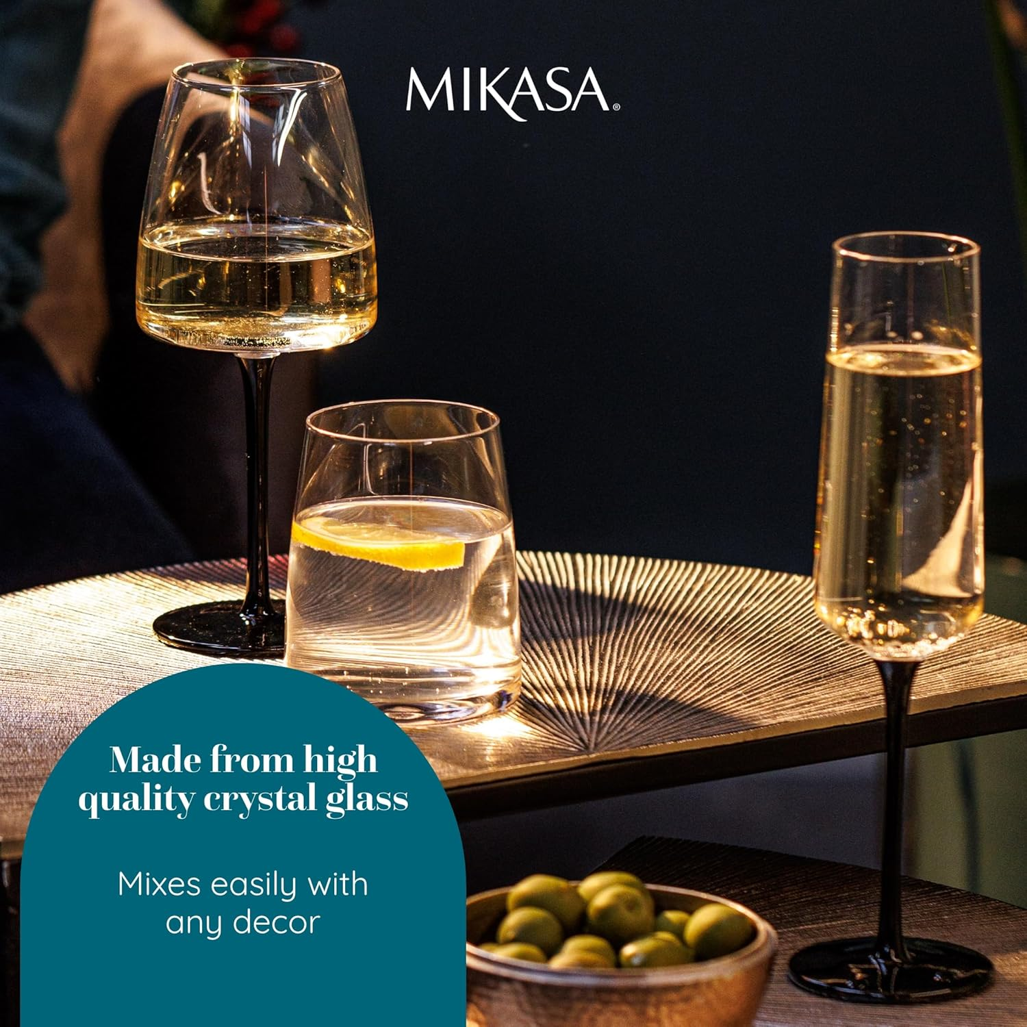 Mikasa Palermo Stemless Glass Set (4 Pieces) image number 3