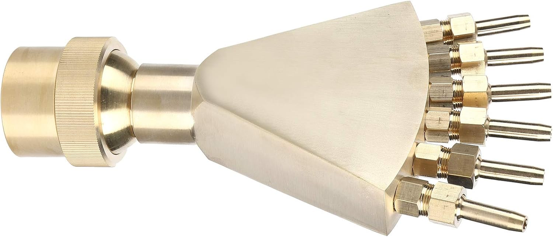 Adjustable Brass Fountain Spray Nozzle for Garden Swimming Pool SPA, Landscape Fitting for Outdoor Fountain image number 3