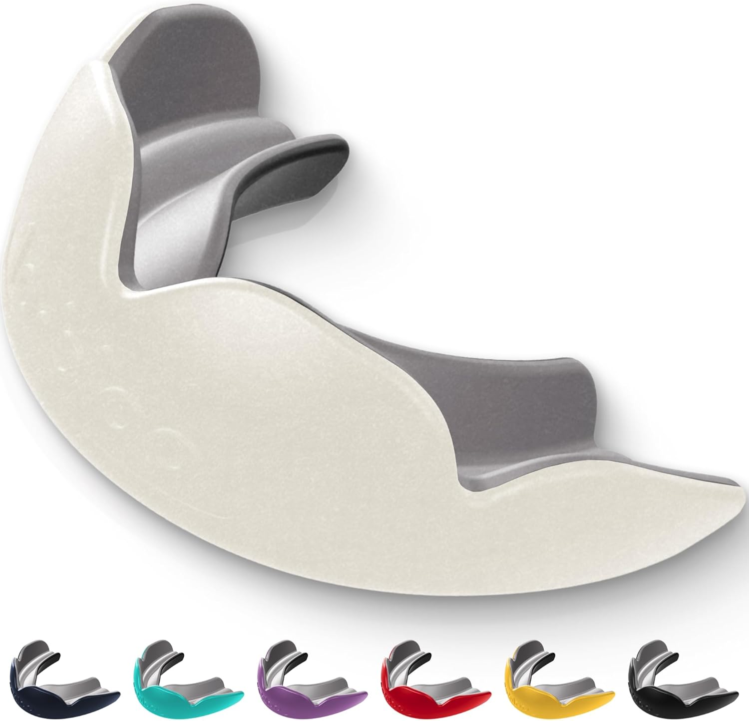 Lobloo&reg; PRO-FIT Sports Mouthguard &ndash; Ultra Slim 1Mm | Dentist-Level Protection | Precision Vacuum-Fit | Oxygen Performance | MMA, Boxing, Football, Basketball.(Medium 10-13Yrs, Black)