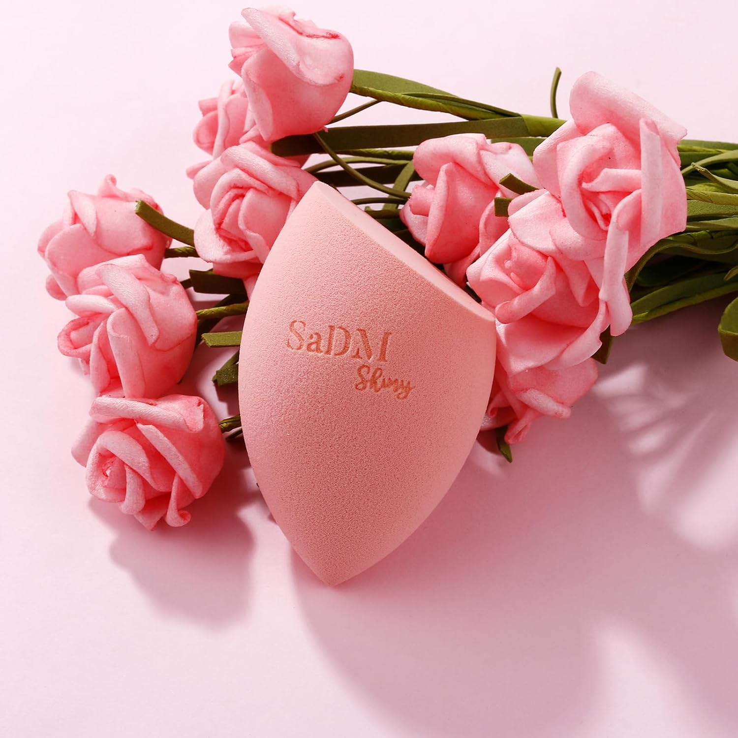 Makeup Blender Sponge for Liquid & Cream Foundation, Blush & Powders - Full Coverage, Streak-Free Professional Makeup Applicator Tool - Washable & Latex Free - Ideal for Dry & Wet Use image number 1