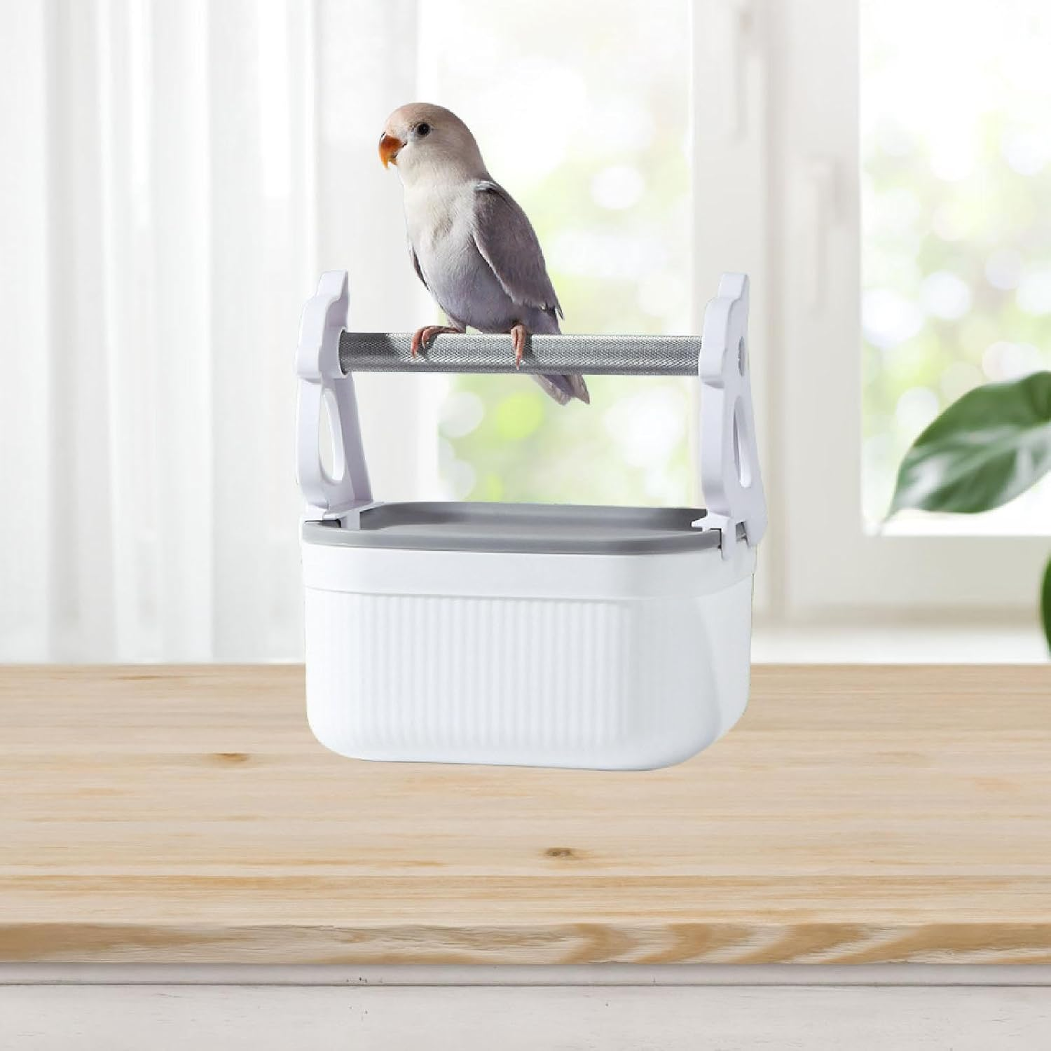 Predolo Parrot Play Stand Activity Toy Desktop Exercise Pet Supplies Bird Toilet image number 6