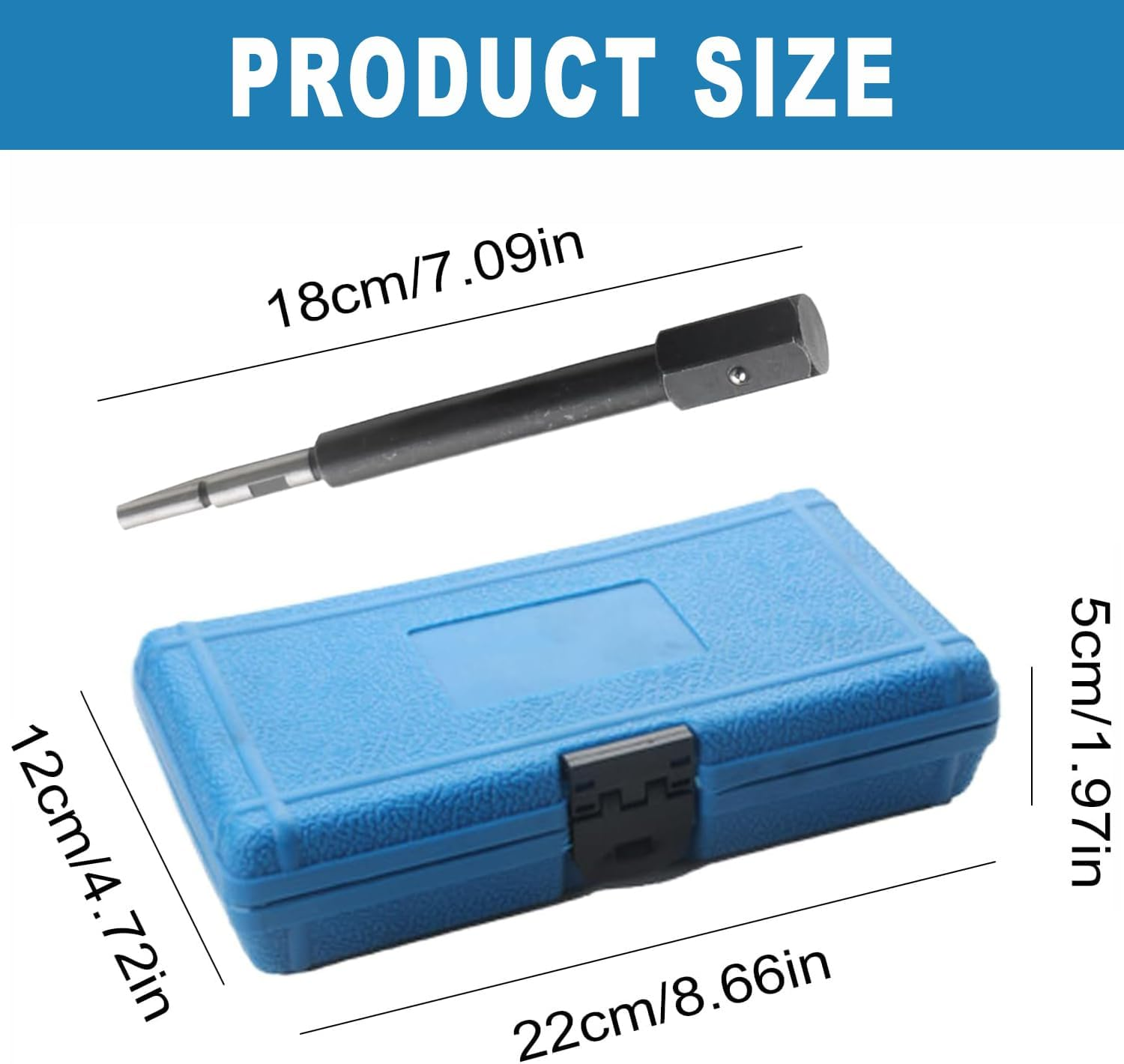 Injector Cleaner Kit 5Pcs Diesel Injector Seat Cutter Cleaner Diesel Injector Set-Injector Seat Cleaning Set-Precision Set of 6 Reamers for Marine Car Racing Lawnmower Automotive Vehicle image number 5